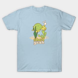 Shell Yeah Funny Pun Turtle T-Shirt